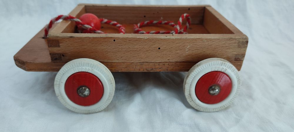 tomy/heros - Brinquedo Pull ducks 1995/Pull wood 1952 vintage