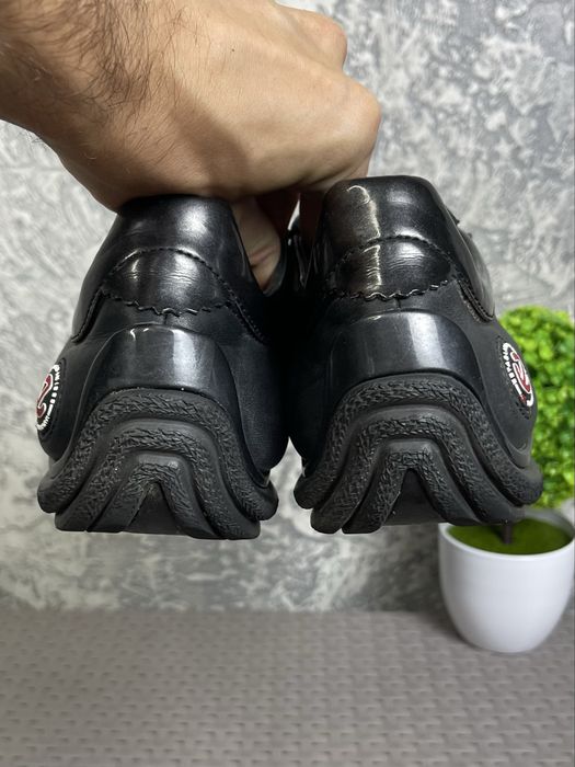 Ecco Sportitude кроссовки туфли 45 размер кожаные черные