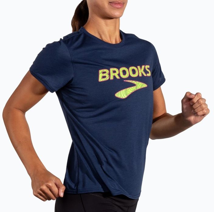 Brooks p.M оригінальна спортивна жіноча футболка із технологічної тканини