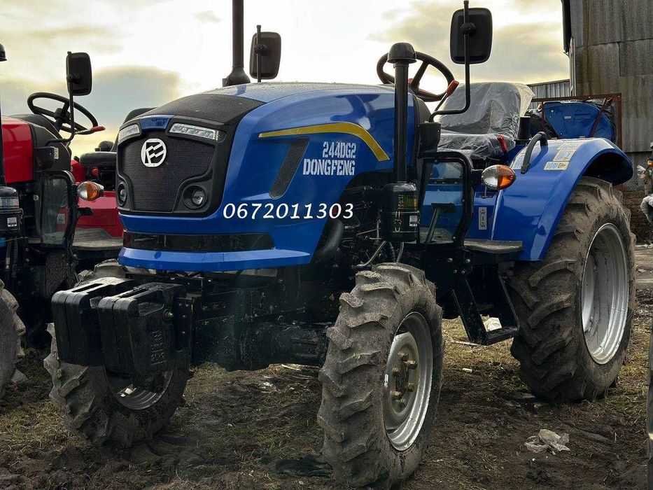 Трактор Dongfeng DF-244DG2 Реверс Дводискове зчепл Доставка Донгфенг