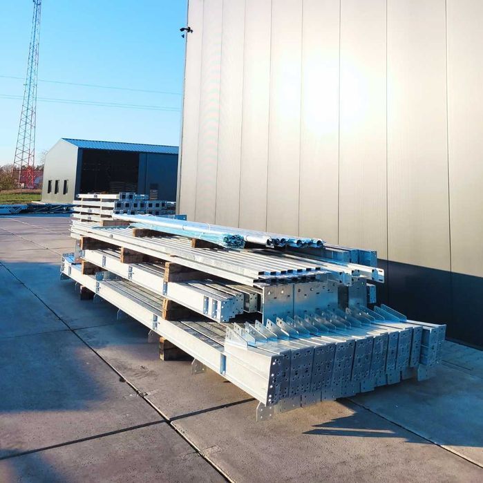 Konstrukcja Stalowa Hali Wiaty JEDNOSPADOWA 6x12x4 Hala całoroczna