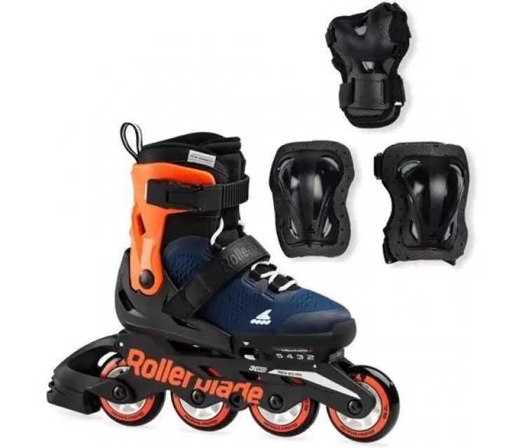 Роликовые коньки +защита Rollerblade Microblade Combo 2025 на мальчика