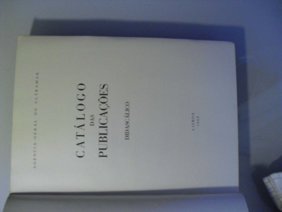 Agência Geral das Colónias;Catálogo das Publicações