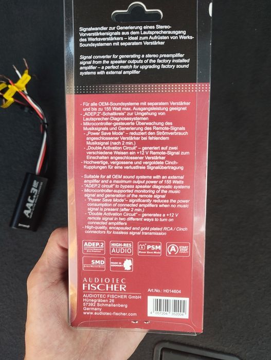 Преобразователь аудиосигнала Helix AAC.3 HP