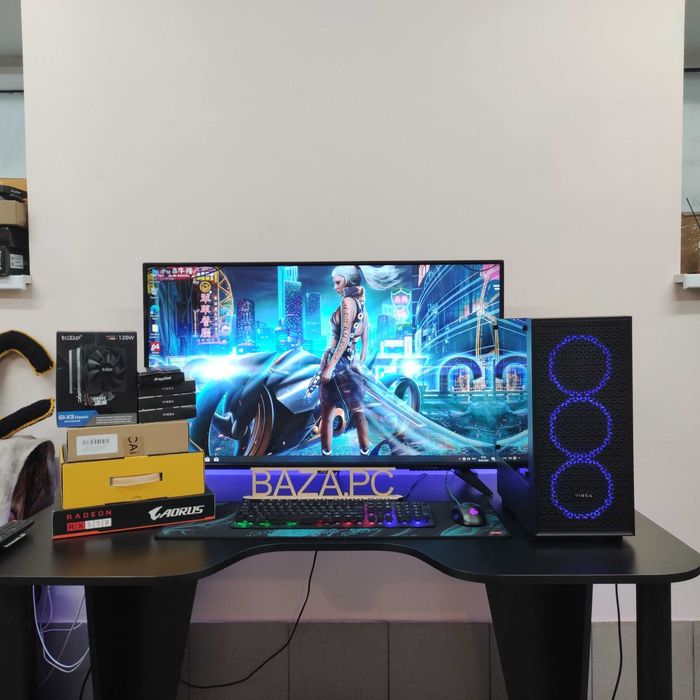 Игровой Компютер Intel Core i7, 16GB RAM, AORUS RX 570 4GB, SSD 512 m2