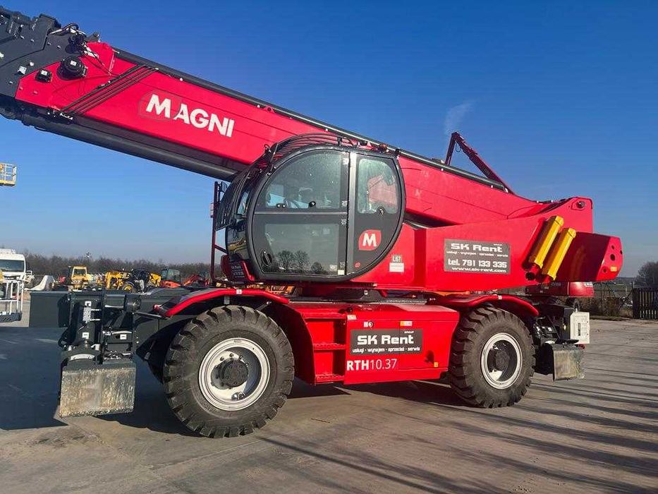 Usługa dźwig, ładowarka teleskopowa spalinowa 10ton 37m