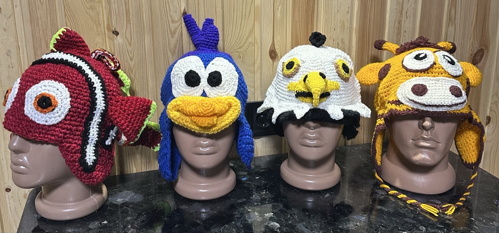 Шапки для бани (ручная работа) эксклюзив