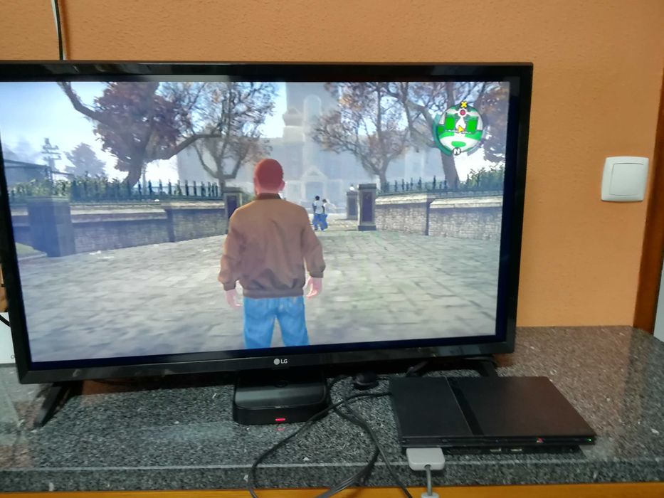 Playstation 2 + 16 Jogos + Dual Shock