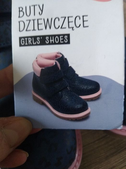Buty 34 trapery na rzepy