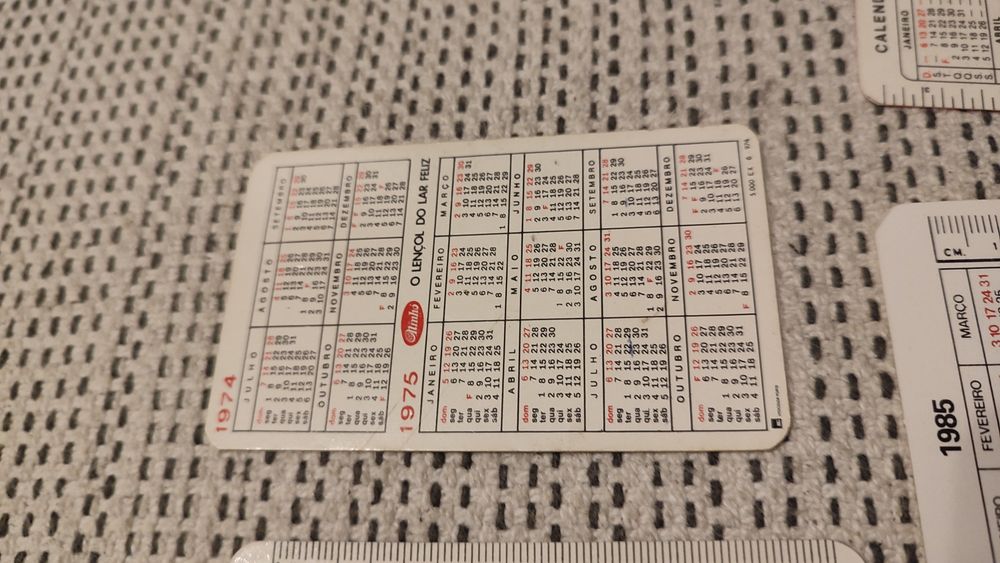 Coleção de calendários
