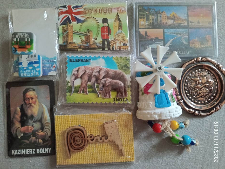 Zestaw magnesów na lodowke