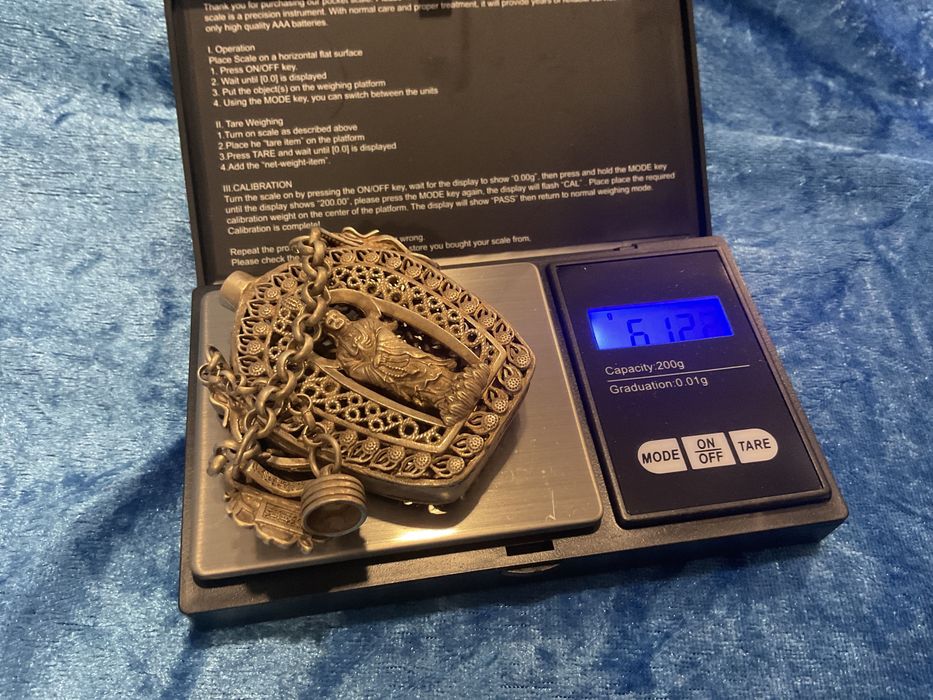 snuff bottle Tibetan silver plated ,,anúncios abaixo