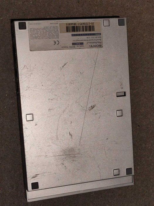 Konsola PS2 slim + 8 gier + adapter HDMI, pady, karta