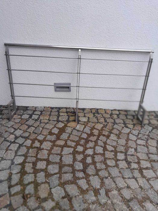 Balustrada niklowana