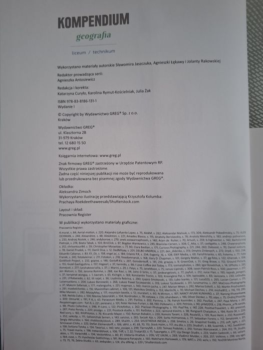 Kompendium geografia Greg