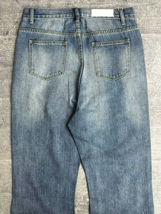 Джинси кльош distressed faded baggy штани archive джинсы сині S M L