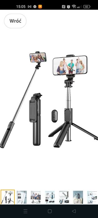 Statyw do selfie, możliwość rozszerzenia 4 w 1,