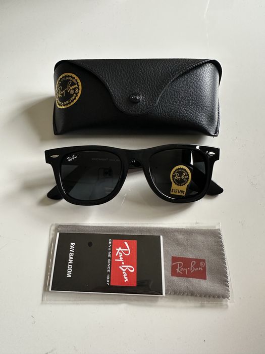 Okulary przeciwsłoneczne Rayban Wayfarer czarne