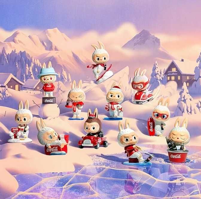 Oryginalne Pop Mart Monster Coca-cola series blindbox labudu coca