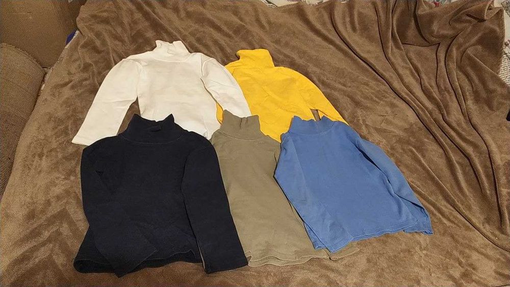 пакет речей кофти, светри, водолазки, джинси р.110-128