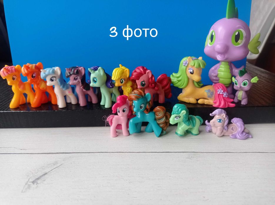 игрушки из мультфильмов: пони, холодное сердце, миньоны