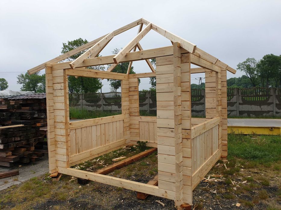 Altanka drewniana , z bala