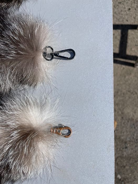 Хвост меховый чернобурки