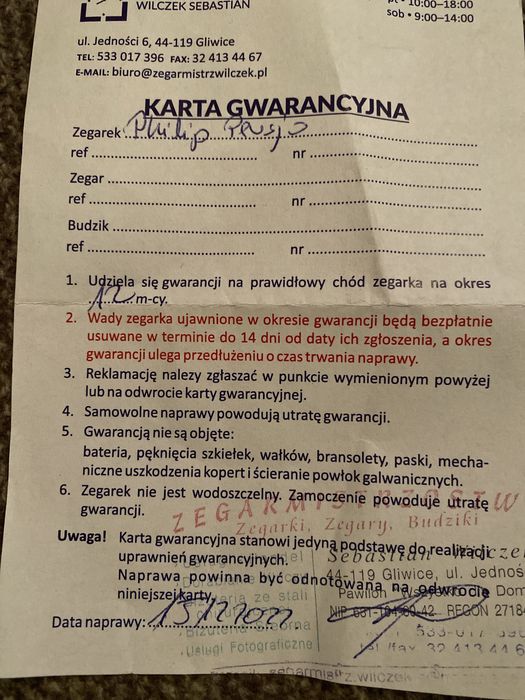 Zegarek damski srebrny próba 925