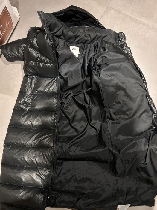 Nike płaszcz puchowy S czarny