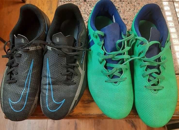 Calçado de vários tamanhos, estilos e marcas, para menino.