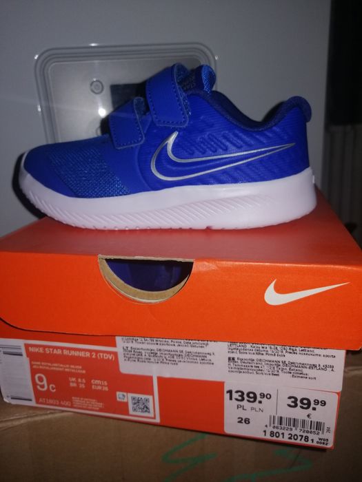 Nowe adidas ki, butki nike r. 26 wkładka 16,5cm