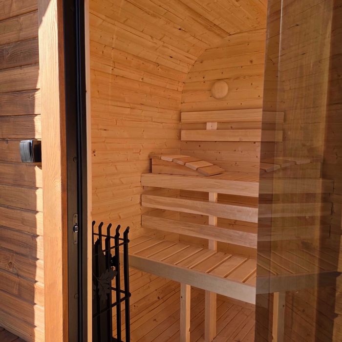 Sauna ogrodowa QUADRO 240 cm do samodzielnego montażu