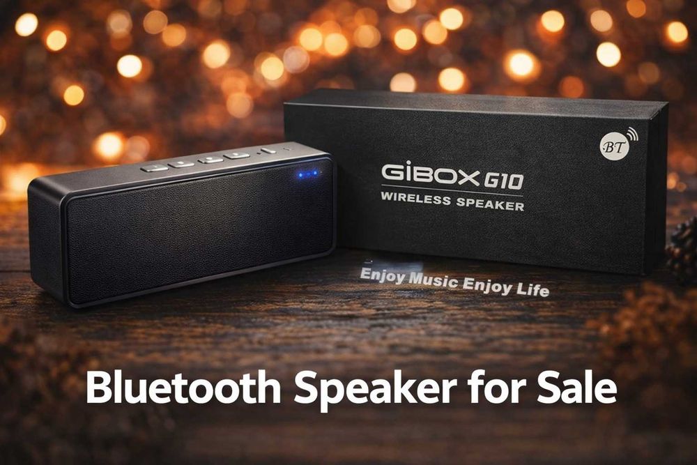 Потужна Bluetooth колонка GIBOX G10 — стиль, звук і свобода!