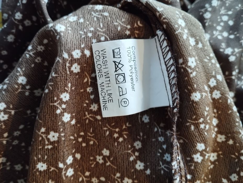 Shein довга сукня міді в квітковий принт