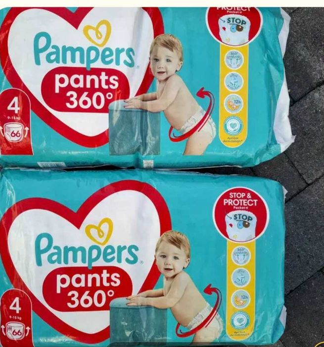 Pieluszki pampers pants 4 132szt.