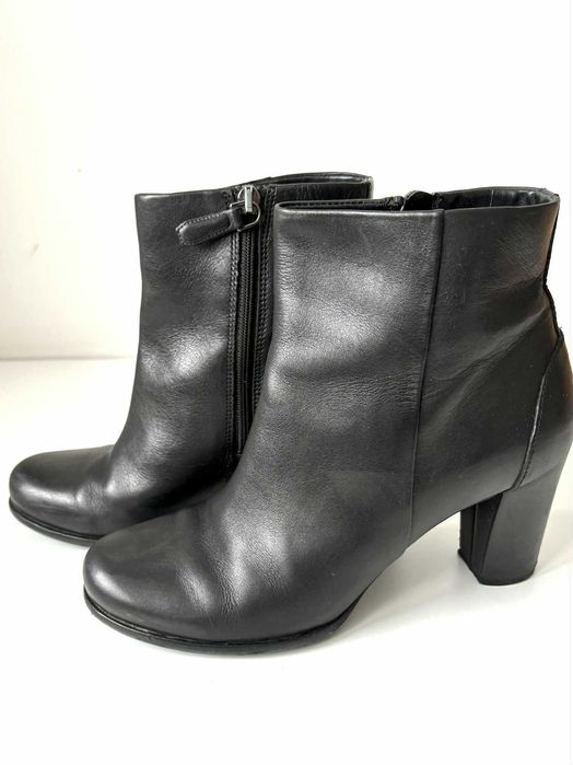 Skórzane botki Ecco 38