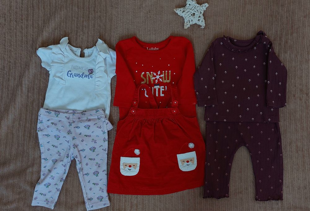 Набір речей на дівчинку 0-3міс, чоловічки, костюми