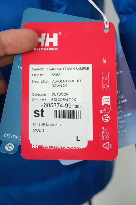 Helly Hansen 700 puchowa  verglas hooded down 2.0 r L