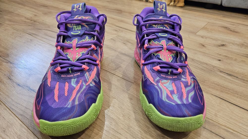 Puma  MB.03 Toxic fioletowe buty do koszykówki