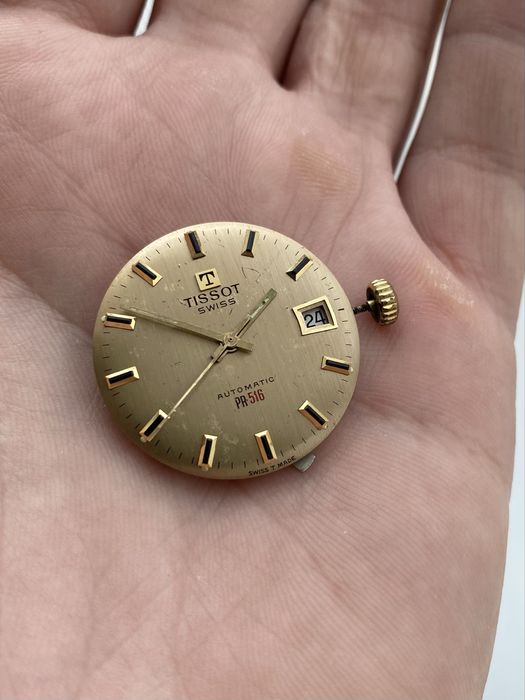 Tissot 784-2 mechanizm kompletny tarcza PR 516