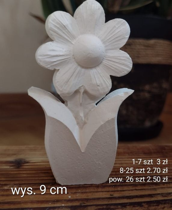 Zestaw 44 gipsowych figurek do malowania