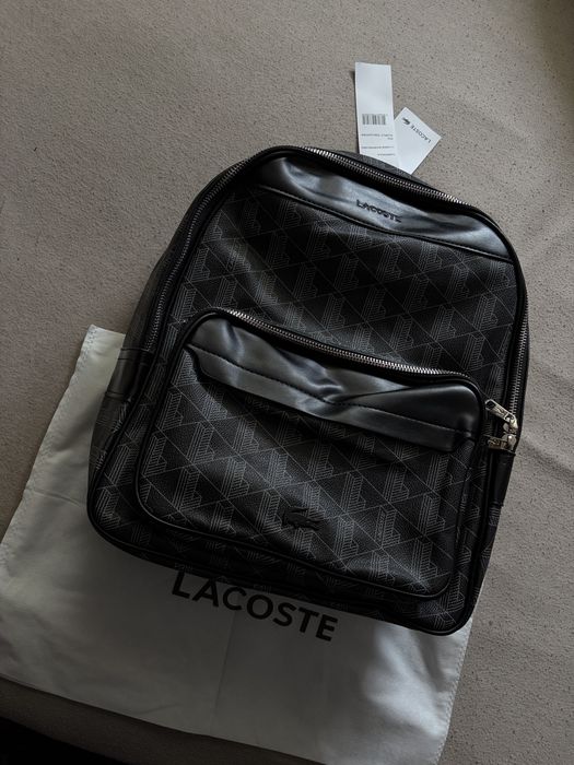 Plecak lacoste skórzany