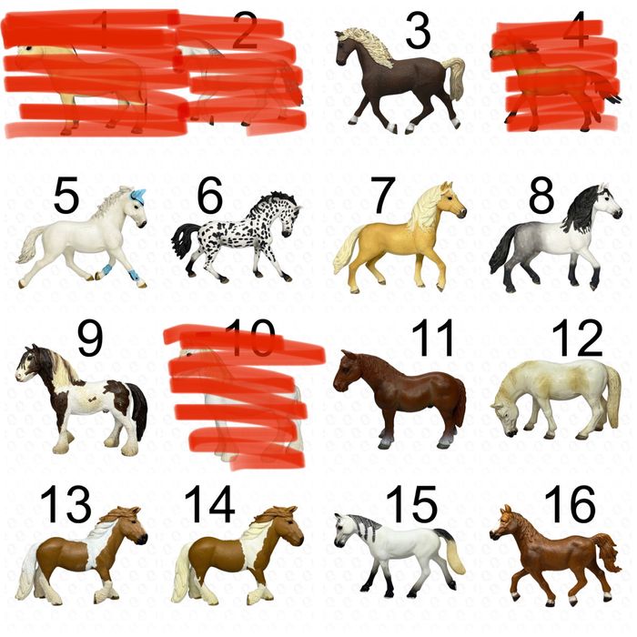 Фігурки Коні Schleich лошади Шляйх Collecta моделі жеребець кобила