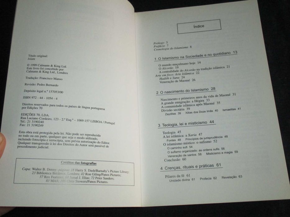 Livro Islamismo Jamal J. Elias Religiões do Mundo 1ª edição Edições 70