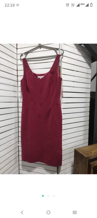 Сукня чорна червона бордова святкова на корпоратив плаття червоне m s