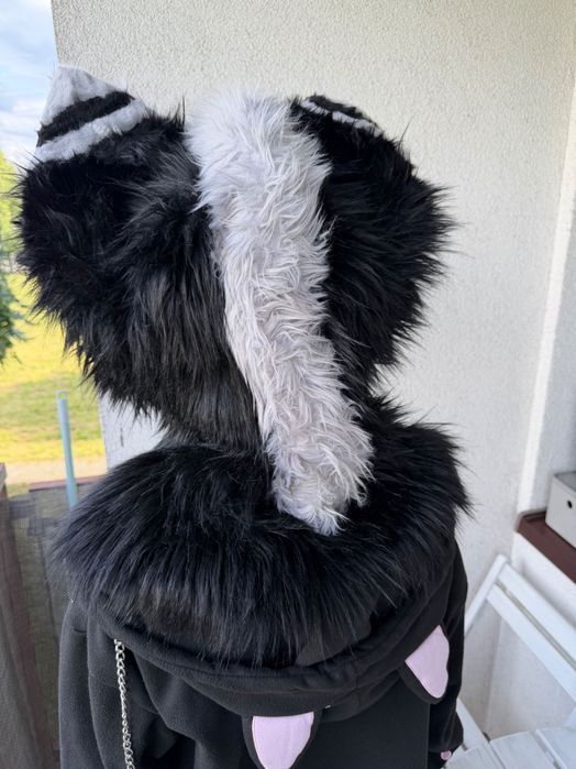 Furry fursuit skull dog