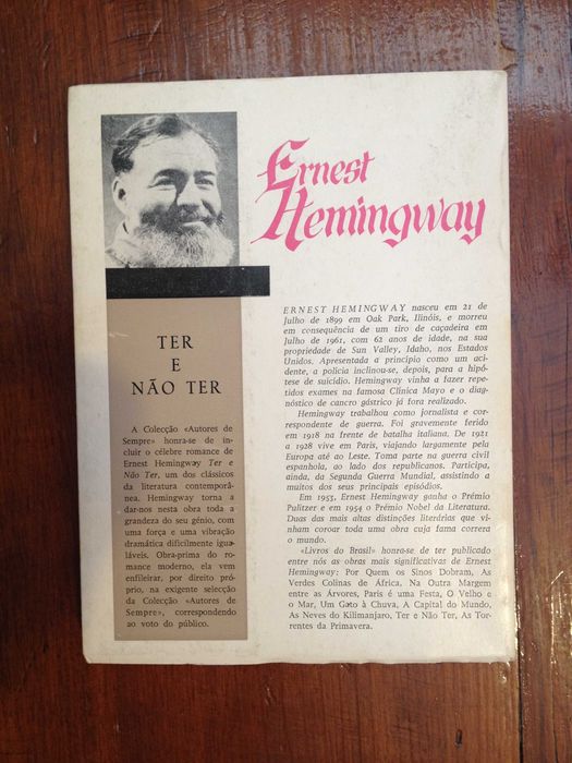 Hemingway - Ter e não ter