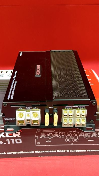 Підсилювач Decker PS 4.110 — 4-канальний, потужний і компактний
