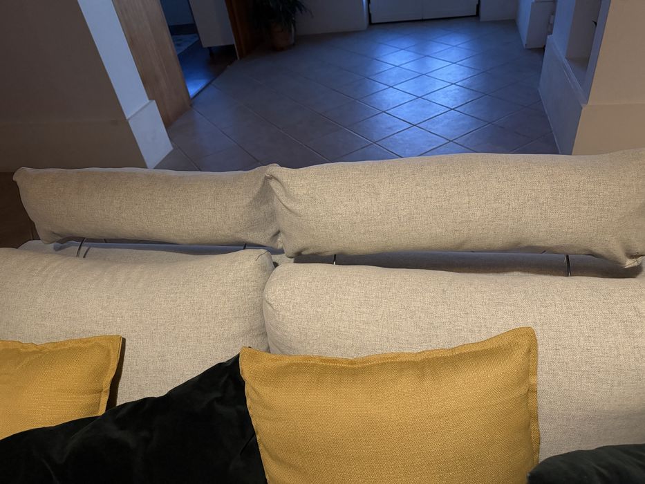 Sofá IKEA VIMLE 4 lugares com Chaise Longue – Gunnared Bege