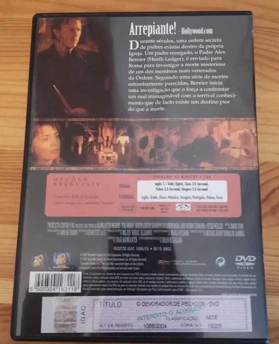 DVD "O Devorador de Pecados"64740386701571122